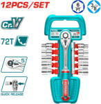 TOTAL Гедоре комплект total industrial 3/8", 12 части (tl ind tht381121)