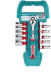 TOTAL Гедоре комплект total industrial 1/4", 12 части (tl ind tht14114126)