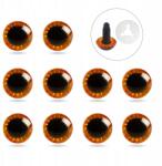 MIXFORM Játékszem stifttel, műanyag, narancssárga, 19.5mm, 10db (13WB31929)