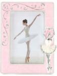  Képkeret balerina figura plató rózsaszín (2000000174518)
