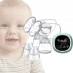 QSKY Elektromos Mellszívó Dupla Kétfázisú Tejelszívó 4 Fokozat Bpa Free (EDJ G10 DQ-S033)