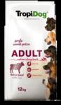 TropiDog Premium Felnőtt Közepes & Large Breed Marhahús Rizzsel 12kg