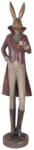 Clayre & Eef Figurina Iepuras Paste polirasina multicolora 16x14x75 cm (5PR0193)