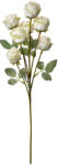 Clayre & Eef Trandafiri artificiali albi verzi 8x8x55 cm (6PL0391W)