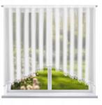  Fátyolfüggöny gipiurával 8 cm fehér nappali függöny hálószoba 150x300 cm (LG 15-300)