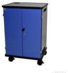 ELMA 32 db tablet/okostelefon tartó és töltő guruló szekrény (USB) (VEGA-32T-USB)