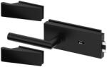  Mâner ușă din sticlă SLIM PRO negru set pentru cheie SZKKCZS (2559)