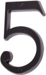 KĽUČKA Număr " 5 " negru 120mm (530)