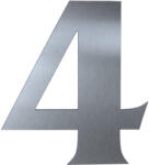 KĽUČKA Număr de casă descriptiv 120mm oțel inoxidabil č. 4 (561)