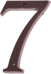  Număr " 7 " cupru antic 120mm (1110)