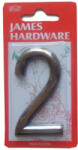 KĽUČKA Număr "2" 75mm bronz (508)