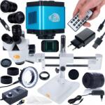 Rosfix Sztereoszkópikus Mikroszkóp Trinokuláris Kamera 4K Világító Készlet 144xLED (ZESTAW-TVPL-UV2J)