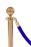  Franghie de velur cu cap auriu, albastru, 160cm (3.10.6.1.8.)