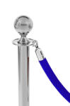 Franghie de velur cu cap cromat, albastru, 160cm (3.10.1.1.8.)