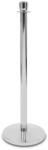  Stalp delimitare din otel, cromat, 92 cm, Modern (3.92...1.2)
