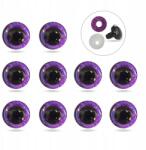 MIXFORM Játék- és babaszemek, Epoxi gyanta, lila, 12mm, 10db (13WB31946)