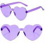 Hopki Esküvői Szív Szemüveg Esküvőre Átlátszó Napszemüveg Nagy Lila (1177886284)