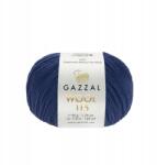 Gazzal Fonal 100% gyapjú GAZZAl Wool 115 3331 sötétkék (3331)