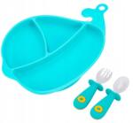 GiliGums Szilikon Tányér Tapadókoronggal Evőeszközök (GG50211)