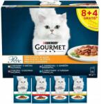 Gourmet Nedves Macskaeledel Gourmet Gyöngy Filé Szószban Kacsa és mix 12 x 85 g