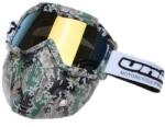 Unit Ochelari motocross atv enduro Unit, model masca army, culoare rama army, lentila oglinda (AB3610243) - simoto