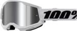  Ochelari cross atv 100% Strata 2 Junior White, lentila oglinda, culoare rama alb (26013515PE) - simoto
