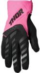 Thor Manusi atv cross dame Thor Spectrum, culoare roz negru, marime XL (33310210PE) - simoto
