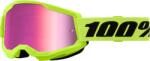  Ochelari cross atv 100% Strata 2 Neon Yel, lentila oglinda, culoare rama galben neon (26013493PE) - simoto