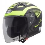 Awina Casca moto semi-integrala Jk528, culoare negru galben mat, marime XS (AJ0062) - simoto