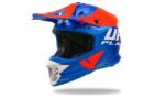 UFO Casca motocross enduro Ufo Plast Intrepid, culoare albastru portocaliu, marime XL (HE13400CFXL)