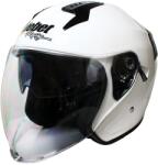 Roy Casca moto semi-integrala cu ochelari adulti, Safebet HF-227, culoare alb, marime L (ROY32235) - simoto