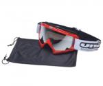 Unit Ochelari motocross atv enduro Unit, culoare rama rosu, lentila fumurie (AB361018RD) - simoto