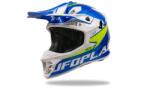 UFO Casca motocross enduro Ufo Plast Intrepid, culoare albastru galben, marime XL (HE13400CDXL) - simoto