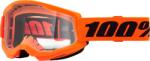  Ochelari cross atv 100% Strata 2 Neon Org, lentila transparenta, culoare rama portocaliu (26013480PE) - simoto