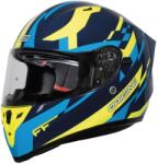 ORIGINE Casca moto integrala cu ochelari, Origine Strada Reveal, culoare galben albastru, marime S (2030140112012S) - simoto