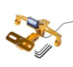 WMX Suport numar si lampa moto atv, din aluminiu, culoare auriu, universal (AW568991Y) - simoto