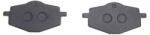 WMX Set 2 placute frana, echivalent EBC FA101, echivalent EBC FA260, grosime 9mm (AW0931) - simoto