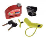 WMX Lacat pentru disc cu alarma, On Off, culoare rosu (AZ9061) - simoto