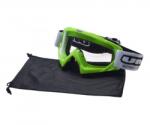 Unit Ochelari motocross atv enduro Unit, culoare rama verde, lentila transparenta (AB361018GC) - simoto