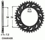PowerForce Pinion spate CBR 125-250, 2004-2015, 42 dinti, pas 428, SunStar (SUNR1-2044-42ML) - simoto