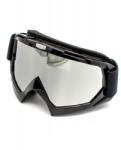 XTR Ochelari cross atv enduro, XTR, lentila oglinda, culoare rama negru lucios (BMA-919) - simoto
