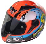 Roy Casca moto integrala adulti, Safebet HF-111K, culoare portocaliu albastru, marime M (ROY32256) - simoto