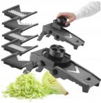 Hendi V-típusú zöldségtároló 5 db-os Hendi mandolin kézi tárcsa készlettel Nagy (222614)