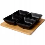  Tapas szett 5 részes bambusz talppal 20 x 20 cm (8544)
