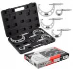 TOYA Praktikus Mikrométer Készlet Külső Mikrométerek 4db 0-100mm YT-72304 (YT-72304)