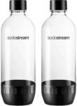 SodaStream Set de sticle, SodaStream, 2 x 1L, 2 buc, Transparent/Negru (3000242) Cana filtru de apa
