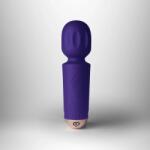 Rocks-Off Vibrator Mini Wand Violet Dream, 16 Moduri Vibratii, Silicon, USB, Mov, 11.5 cm Vibrator