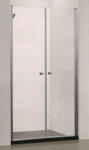 Sanotechnik ELEGANCE kétszárnyas lengőajtó (6 mm) 90 cm (N1090)