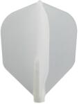Cosmo Fit Flight Shape fehér darts tollak 6db