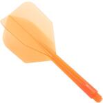 Condor tollak szárral Plain Small, átlátszó narancssárga Szár hossza: 27 mm